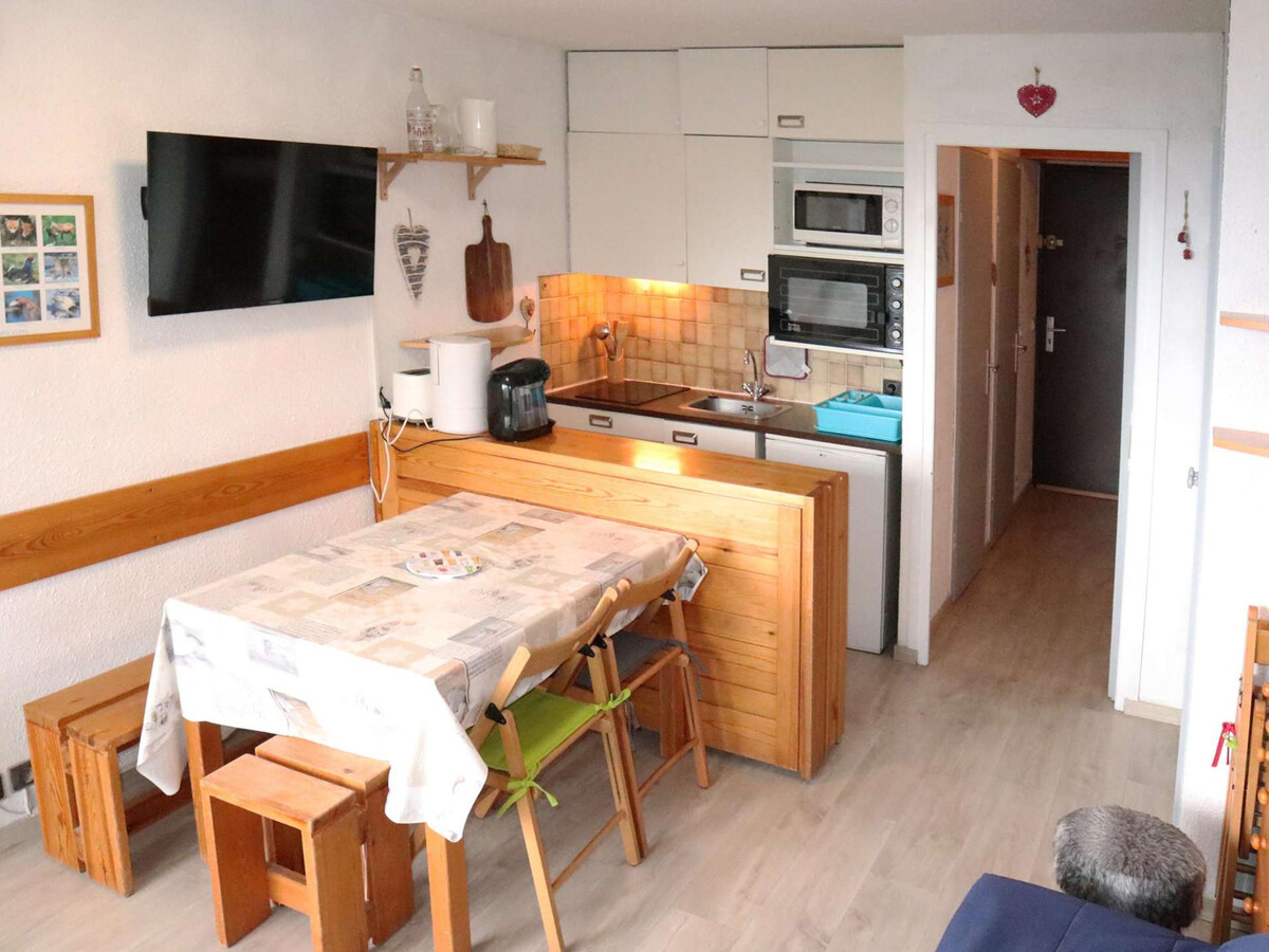 Studio 4 pers cœur de station, balcon vue montagne - Photo 3