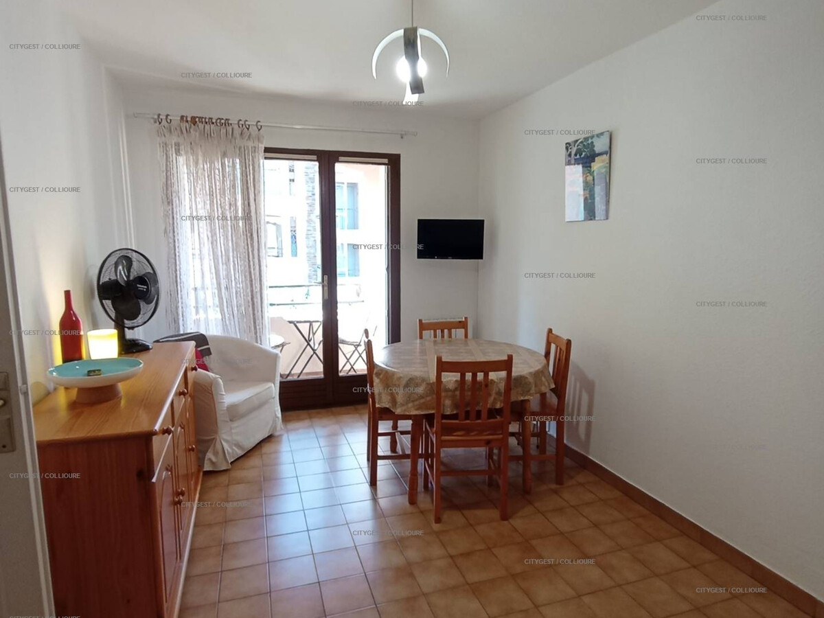 Studio 28m² Collioure, piscine et parking privé - Photo 2