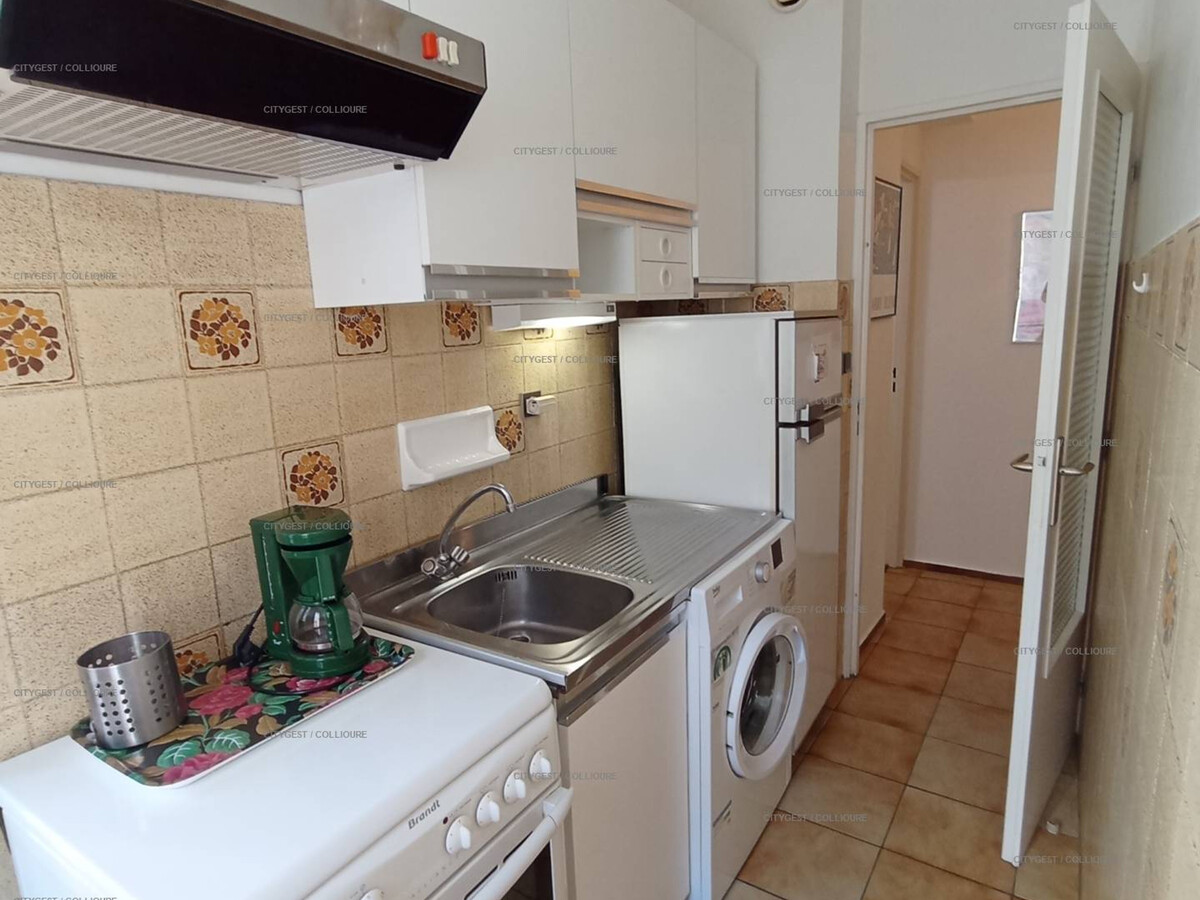 Studio 28m² Collioure, piscine et parking privé - Photo 5