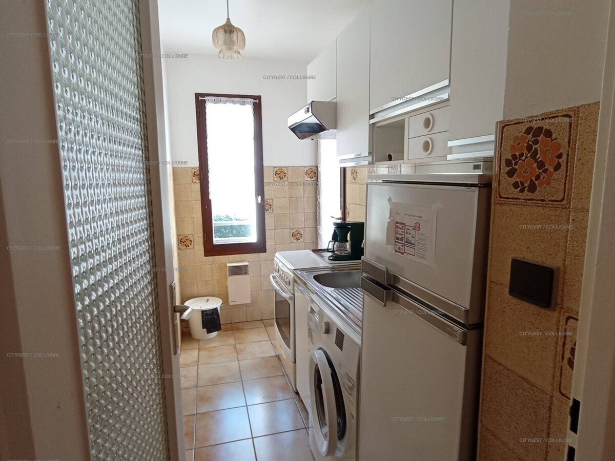 Studio 28m² Collioure, piscine et parking privé - Photo 6