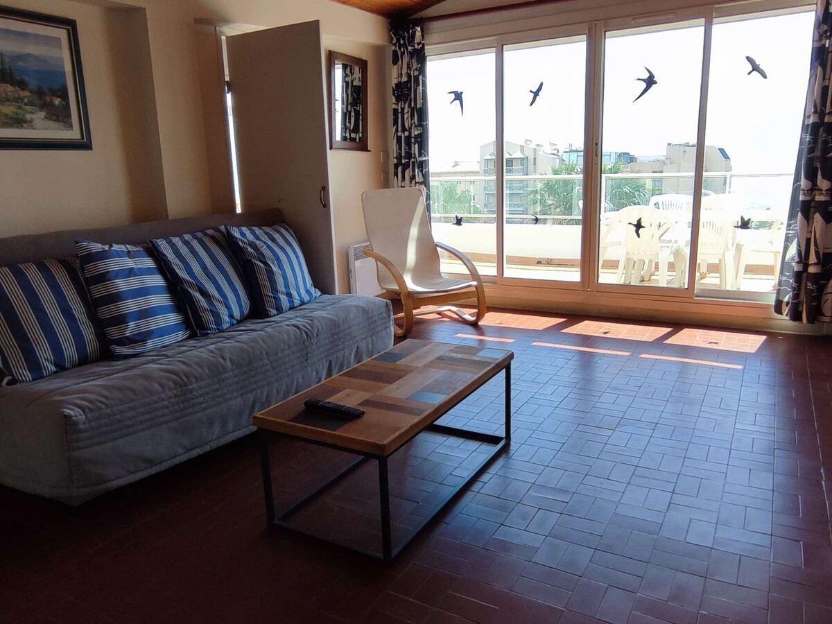 Appartement T3 solarium terrasse vue mer Le Lavandou - Photo 4
