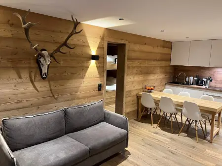 Location appartement à La Clusaz, Appartement avec terrasse pour 6 personnes proche pistes à La Clusaz