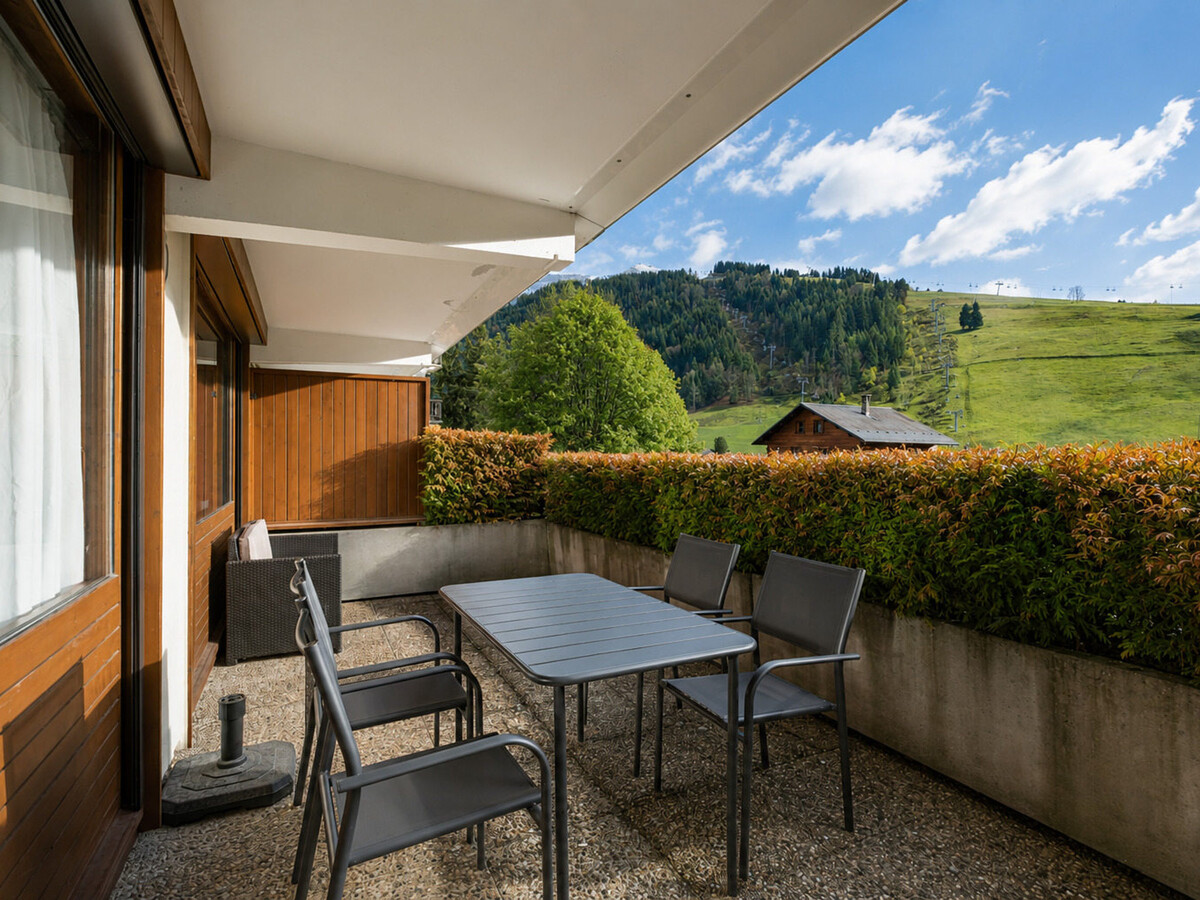 Appart 4 pers. La Clusaz, terrasse sud, garage, près pistes - Photo 3