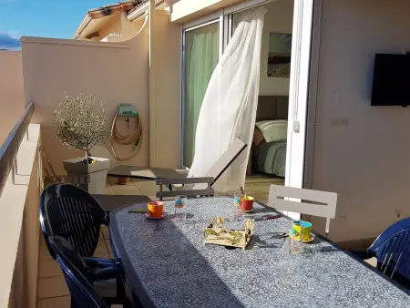 T3 climatisé avec terrasse et piscine collective à Saint-Cyprien : photo 3