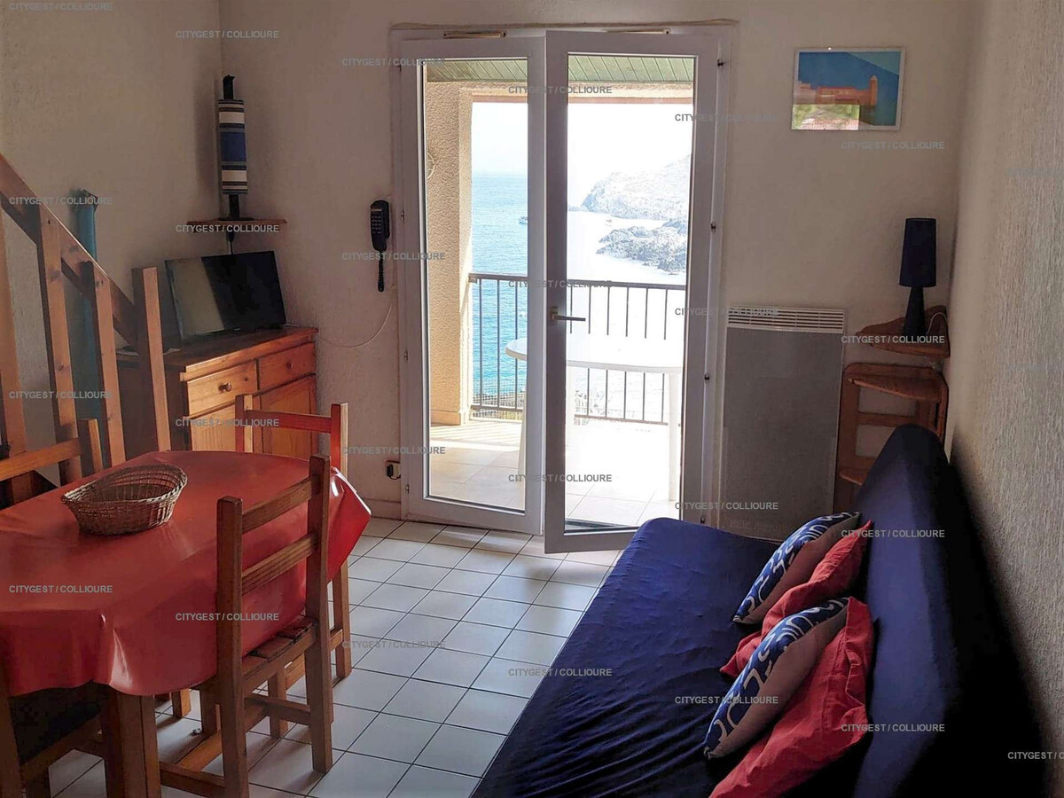 F2 mezzanine Collioure, plage à 50m, parking privé - Photo 2
