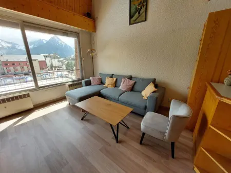 Location appartement à Les Deux Alpes, Duplex spacieux au pied des pistes, parking privatif