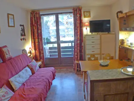Location appartement à Samoëns, Studio coquet au centre de Samoëns avec parking privatif, proche des commodités