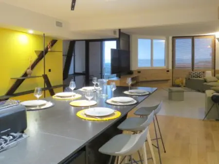 Appartement 3 chambres vue mer à Canet-Plage, piscine : photo 3