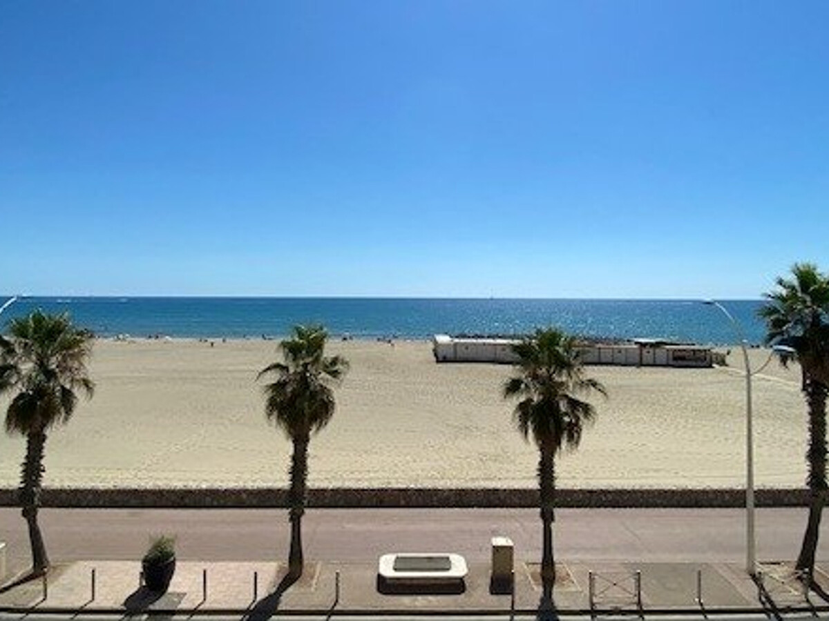 T2 bord de mer avec terrasse vue, 4 pers à Canet-Plage - Photo 15