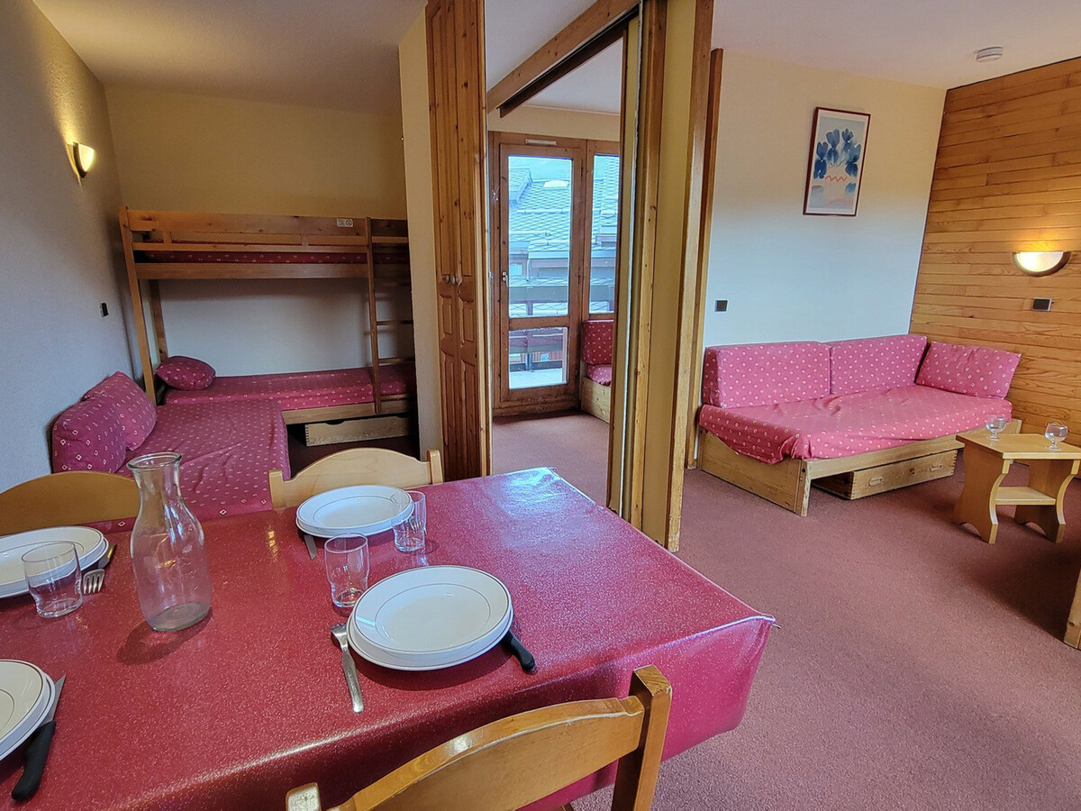 Studio divisible 28m² balcon sud, 4 pers. Belle Plagne - Photo 3