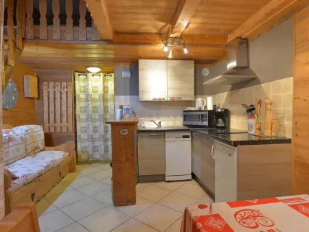 Studio cabine 6 pers. avec balcon aux Arcs 2000 : photo 2