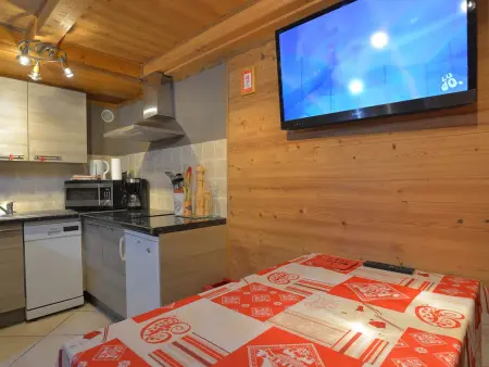 Studio cabine 6 pers. avec balcon aux Arcs 2000 : photo 4