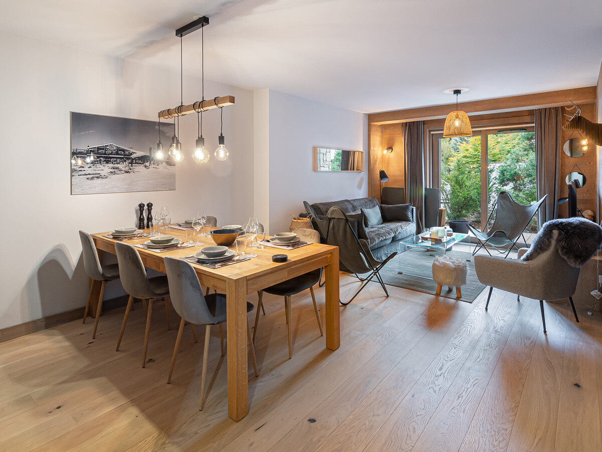 Appartement 4 pers. Megève Rochebrune, piscine & parking - Photo 2