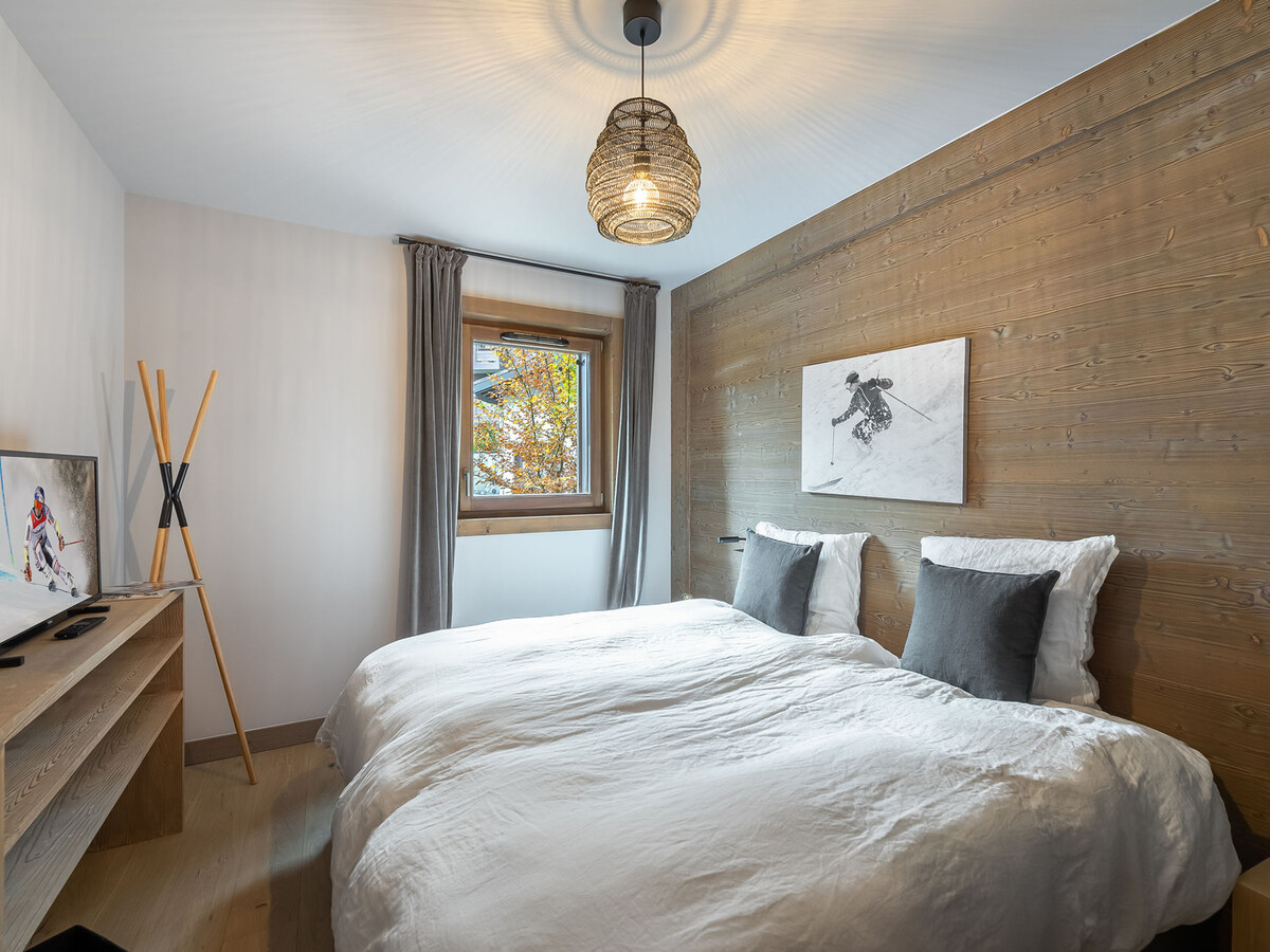 Appartement 4 pers. Megève Rochebrune, piscine & parking - Photo 9