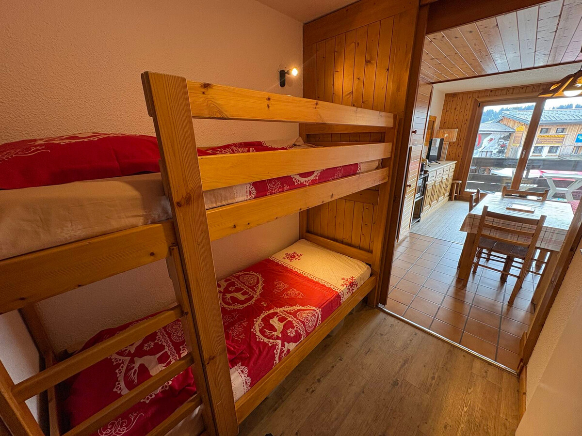 Studio cabine 4 pers. aux Saisies, vue pistes - Photo 2