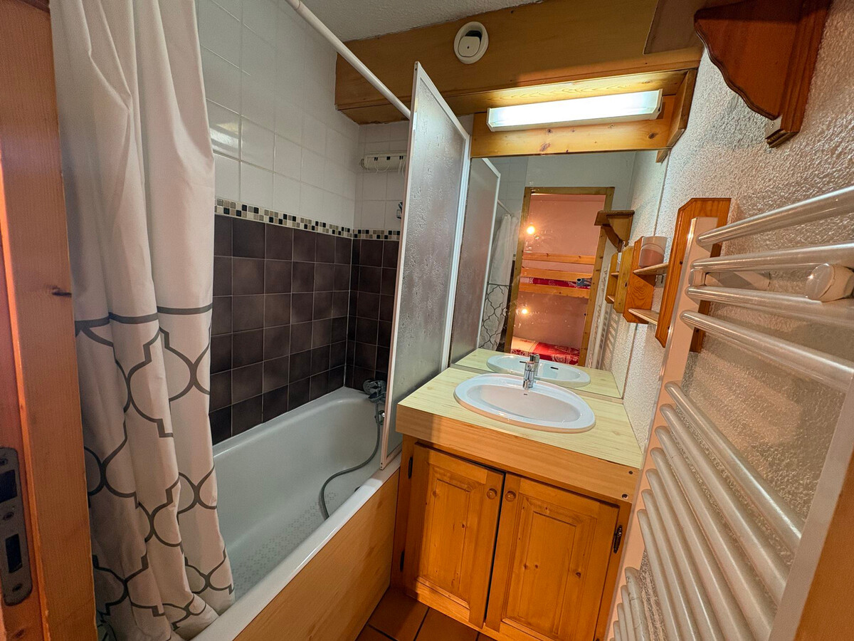 Studio cabine 4 pers. aux Saisies, vue pistes - Photo 4