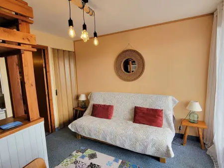 Studio 4 pers Saint-Michel-de-Chaillol, balcon sud, vue vallée : photo 2