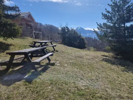 Studio 4 pers Saint-Michel-de-Chaillol, balcon sud, vue vallée : photo 12