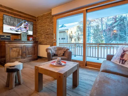 Appartement rénové cœur Alpe d'Huez, parking inclus : photo 5