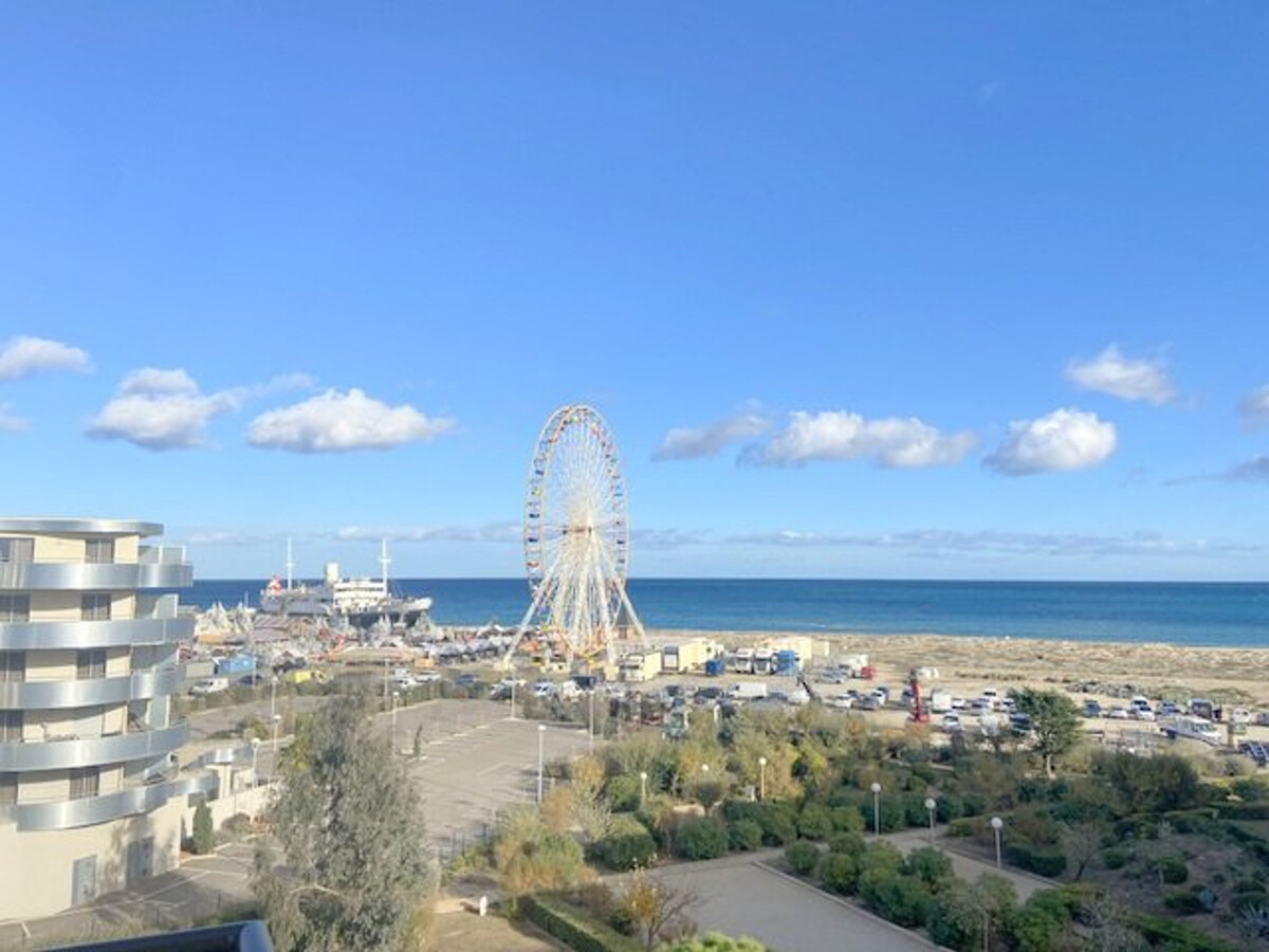 Studio face mer avec vue sur le Lydia au Barcarès - Photo 3