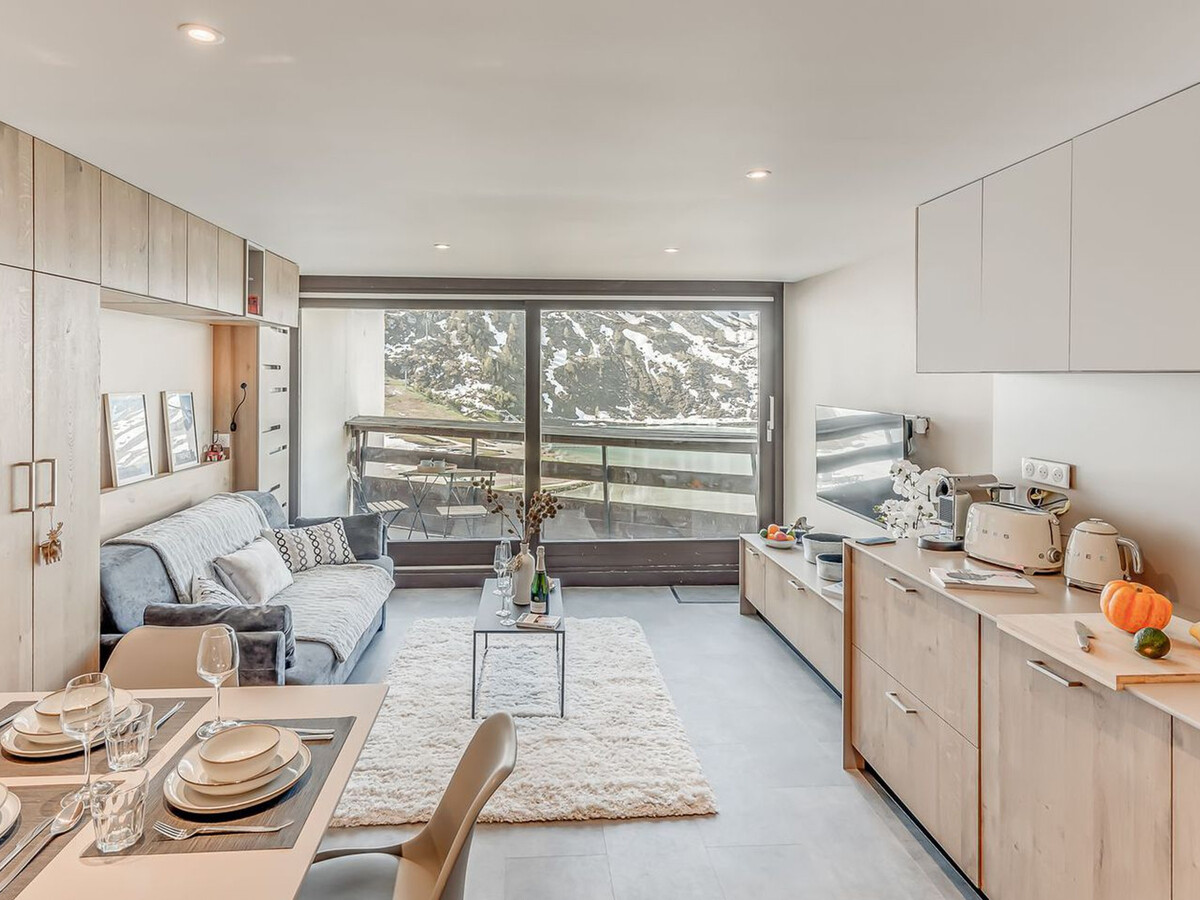 Studio 4 pers. balcon sud vue lac, Tignes - Photo 1