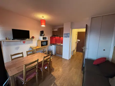 Studio cabine aux pistes, vue Écrins - Auris : photo 2