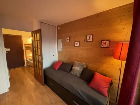 Studio cabine aux pistes, vue Écrins - Auris : photo 6