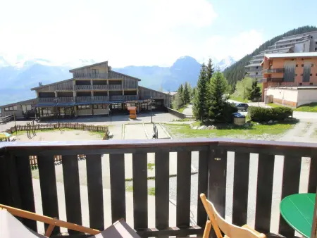 Studio cabine 4 pers, balcon sud vue glacier - Auris : photo 6
