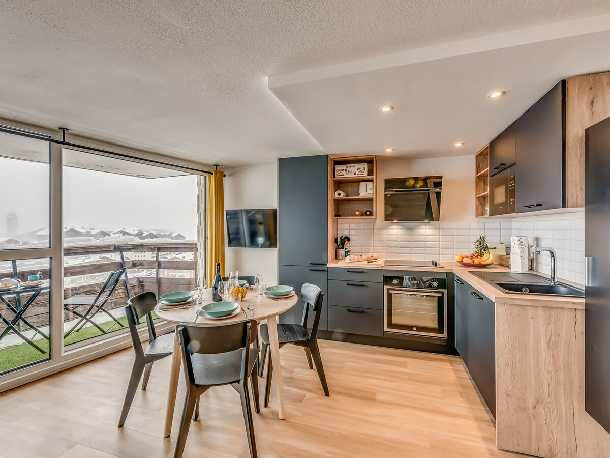 Studio Premium rénové Tignes, 4 pers., balcon vue Sassière - Photo 2