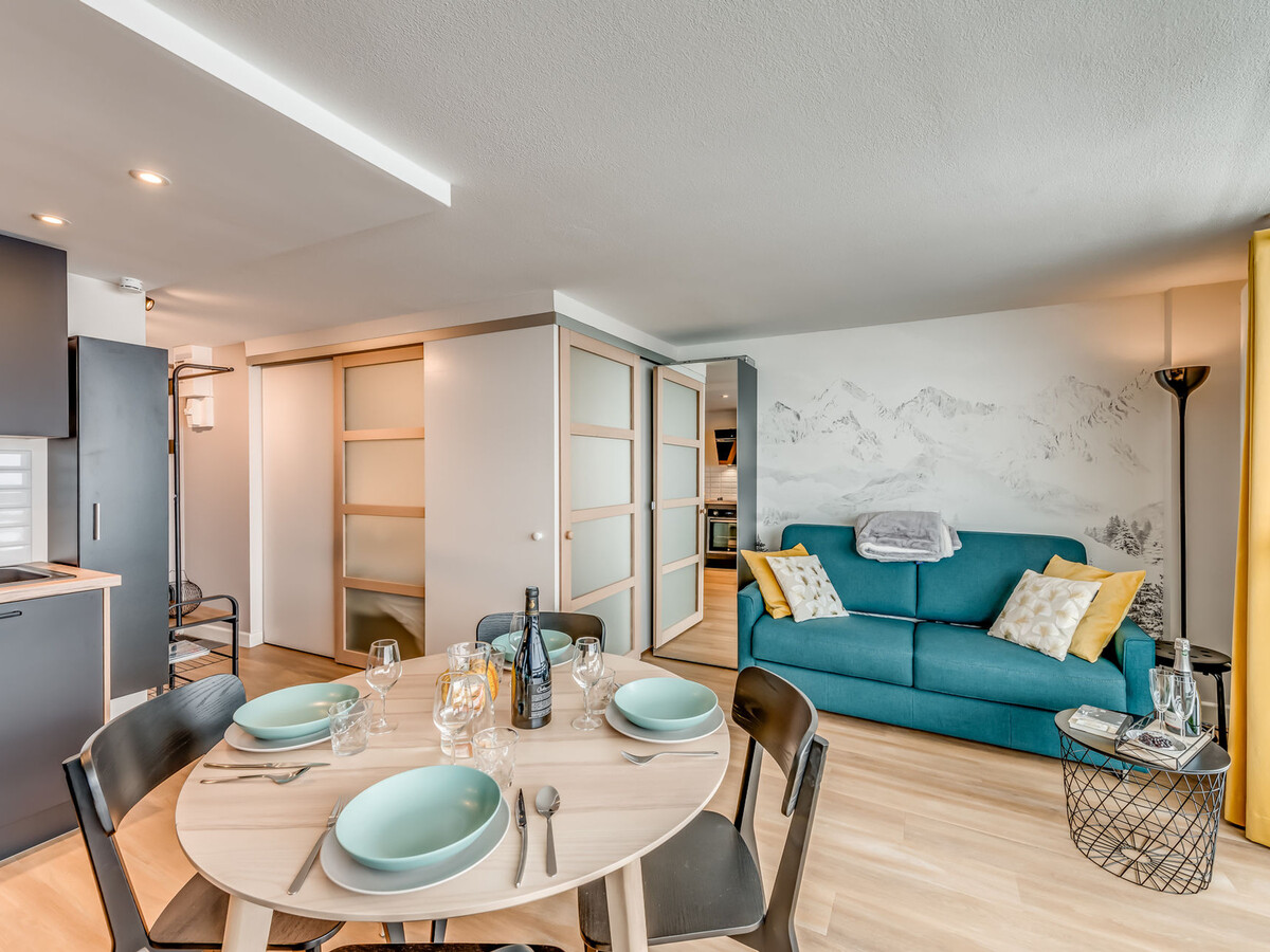 Studio Premium rénové Tignes, 4 pers., balcon vue Sassière - Photo 4