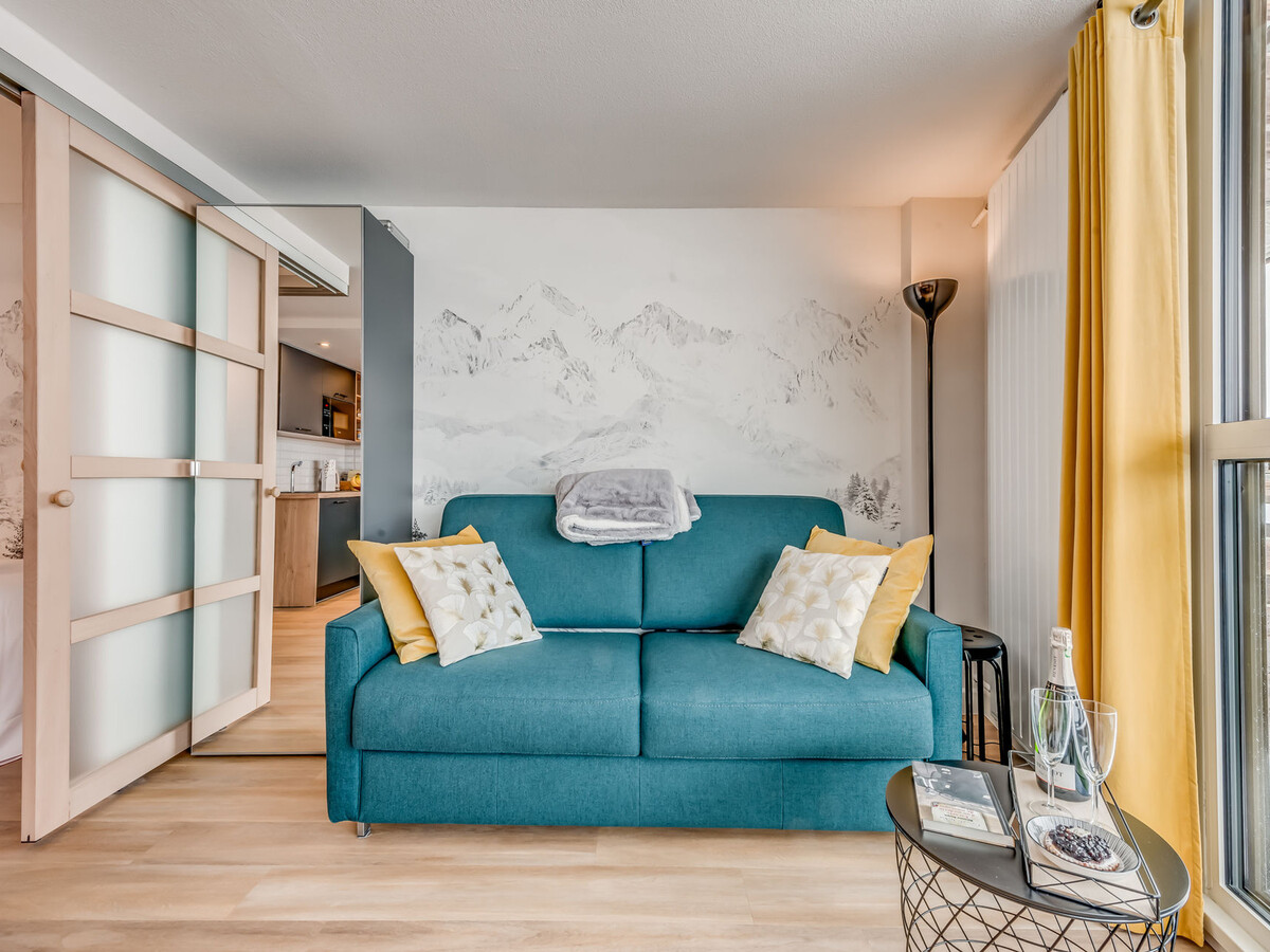 Studio Premium rénové Tignes, 4 pers., balcon vue Sassière - Photo 9
