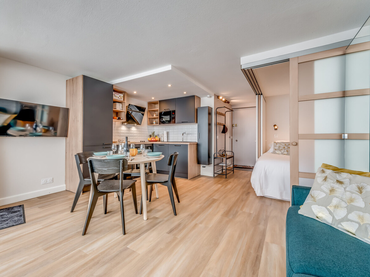 Studio Premium rénové Tignes, 4 pers., balcon vue Sassière - Photo 10