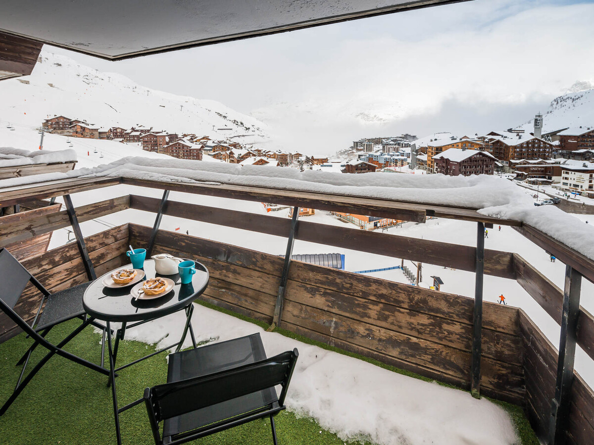 Studio Premium rénové Tignes, 4 pers., balcon vue Sassière - Photo 14