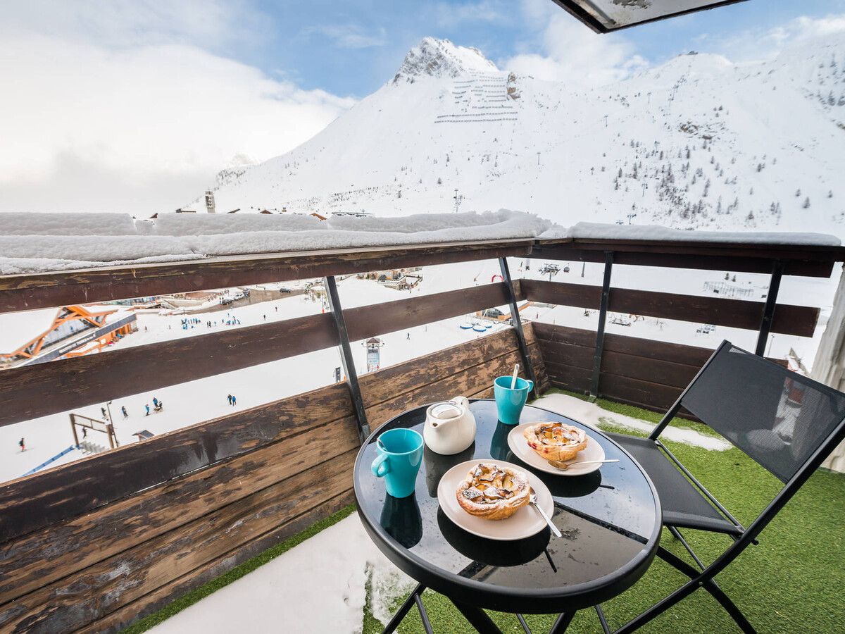 Studio Premium rénové Tignes, 4 pers., balcon vue Sassière - Photo 15