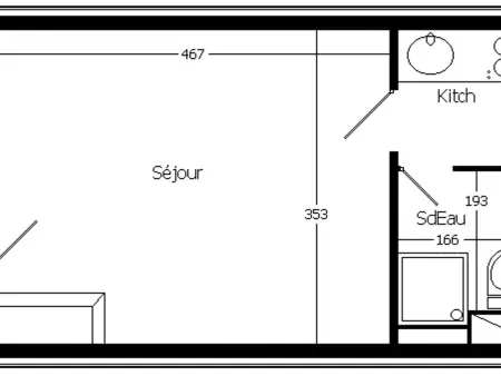 Studio Cabine 4 pers. avec Balcon - La Clusaz : photo 11