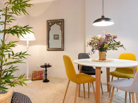 Appartement lumineux 2 chambres, grande déco ethnique, centre piéton Málaga - Photo 6