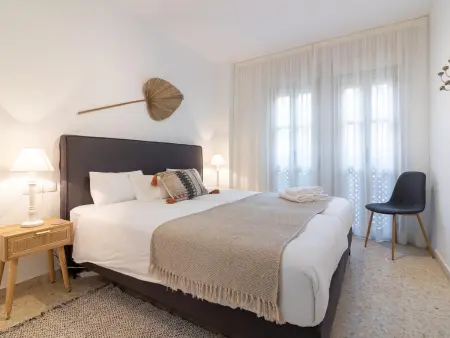 Appartement lumineux 2 chambres, grande déco ethnique, centre piéton Málaga - Photo 10