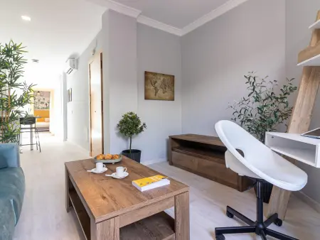 Appartement rénové centre Málaga, 1 chambre + canapé-lit : photo 7