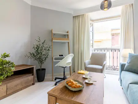 Appartement rénové centre Málaga, 1 chambre + canapé-lit : photo 9