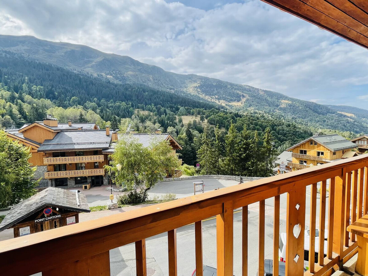 Duplex savoyard 6 pers, centre Méribel, balcon ouest - Photo 4