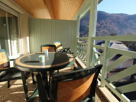 Appartement 2 pers Luchon, loggia sud vue montagne : photo 11