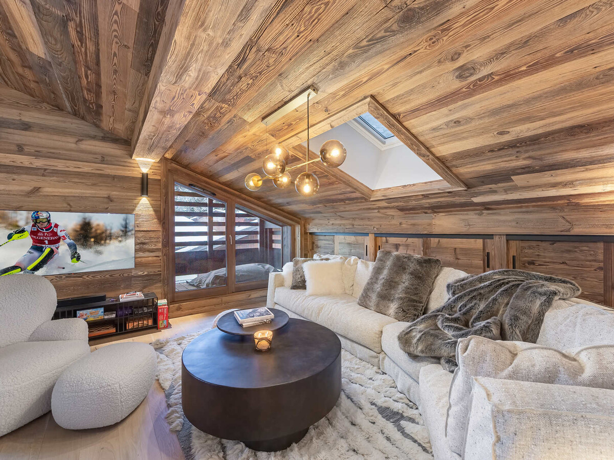 Duplex 4 chambres avec piscine à Megève - Photo 1