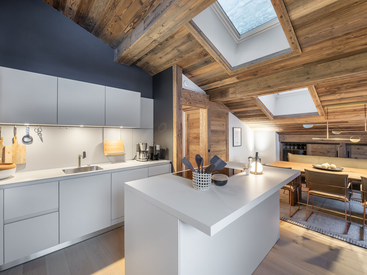 Duplex 4 chambres avec piscine à Megève - Photo 2