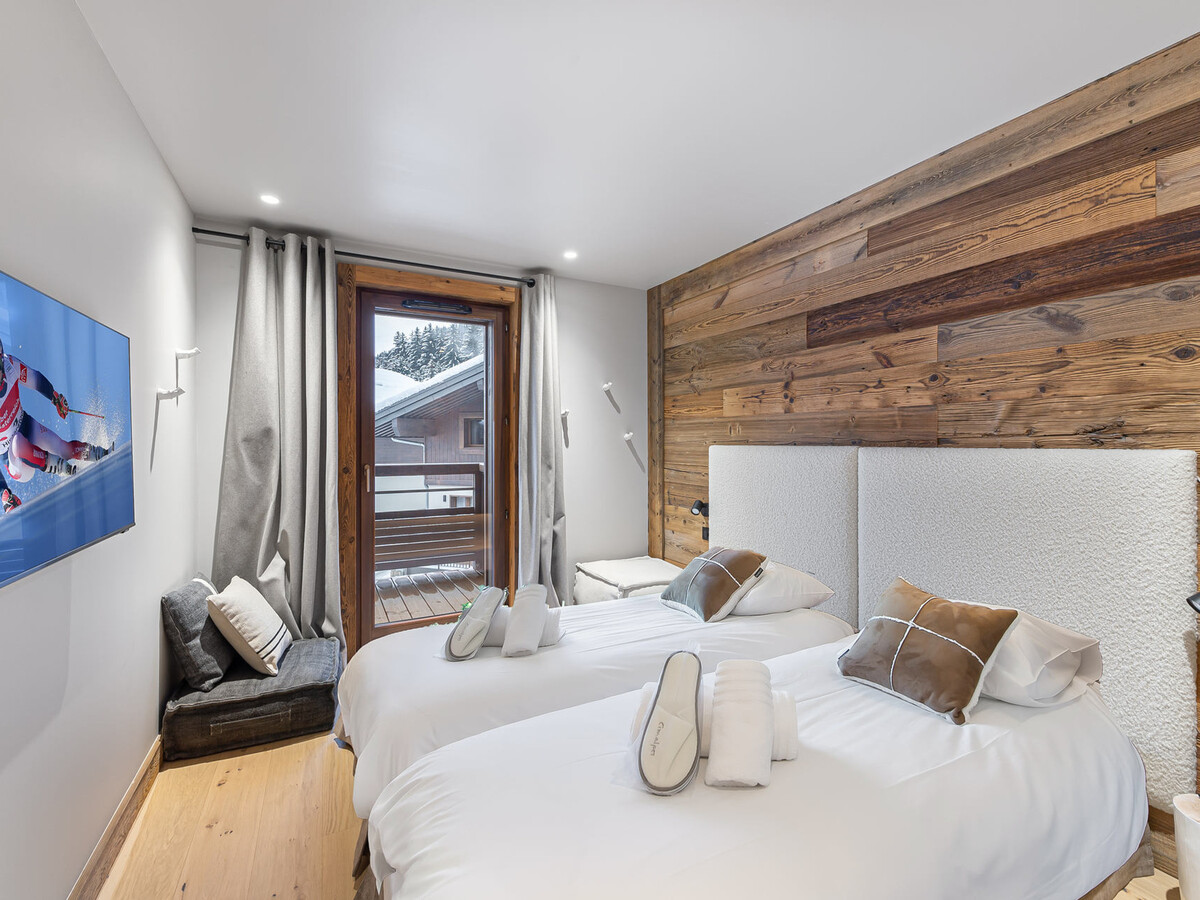 Duplex 4 chambres avec piscine à Megève - Photo 9