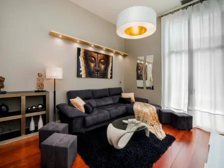 Duplex 140m² centre Barcelone, 5 chambres, balcon : photo 4