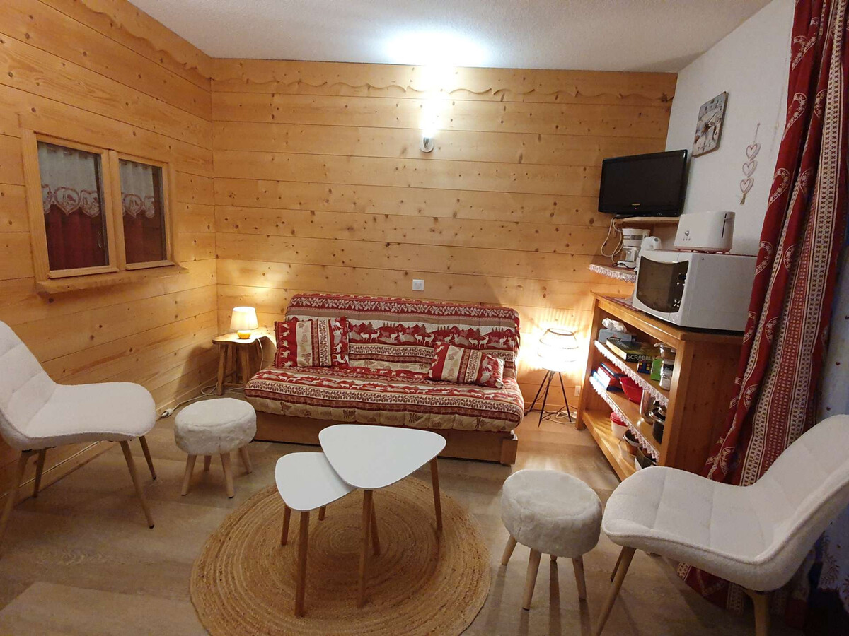 Studio cabine 31m² 4 pers, skis aux pieds, balcon, parking - Photo 2