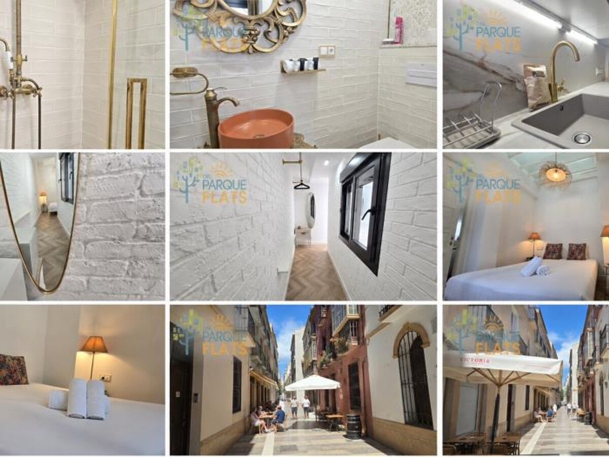 Appartement XIXe siècle rénové au cœur du vieux Malaga - Photo 3