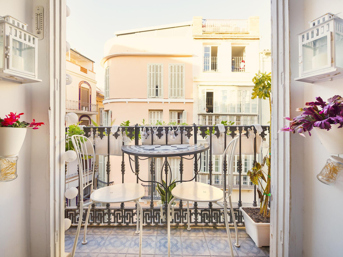 Appartement 4 pers avec balcon à Málaga, centre historique - Photo 1