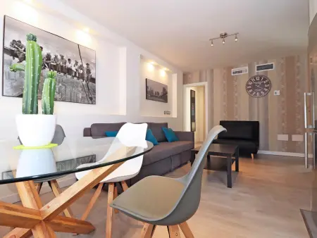 Location appartement à Málaga, Charmant Appartement Central à Malaga - 4 Couchages, Lumineux, 1 Chambre