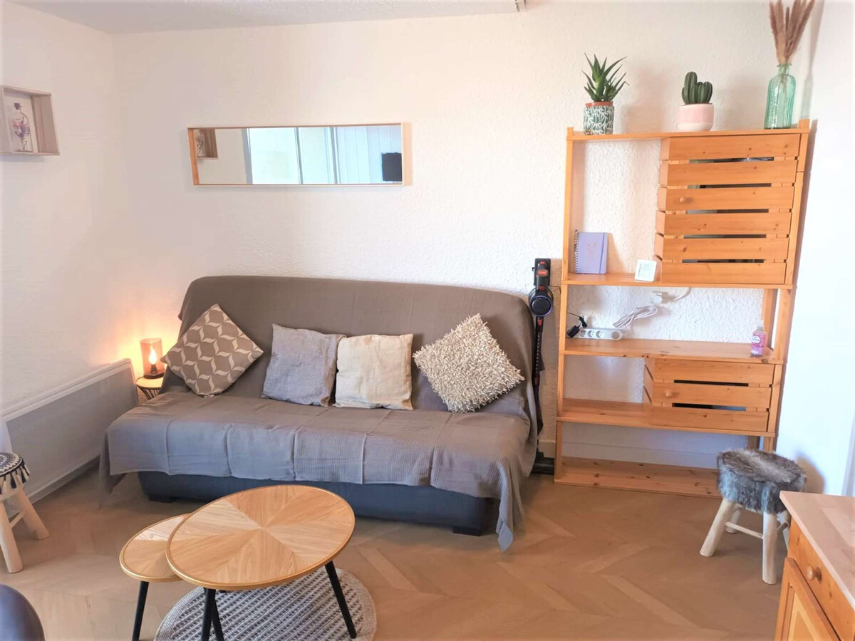 Studio cabine 6 pers avec balcon à 100m des pistes - Photo 2